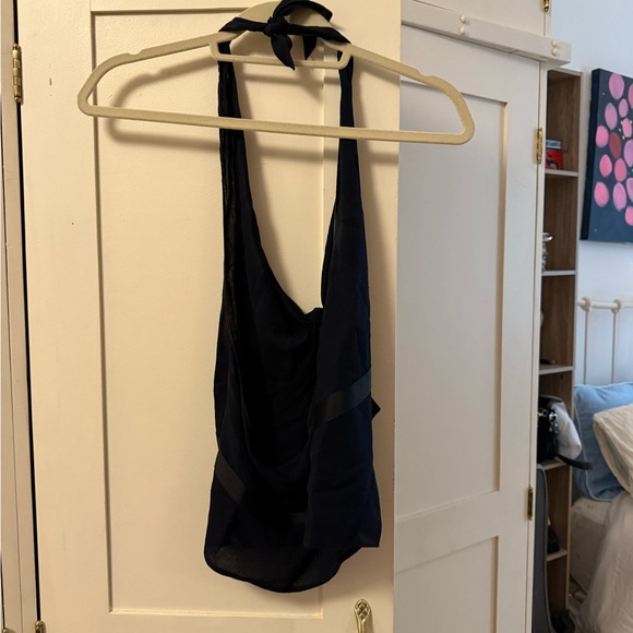 Black Halter Top - Picture 1 of 3